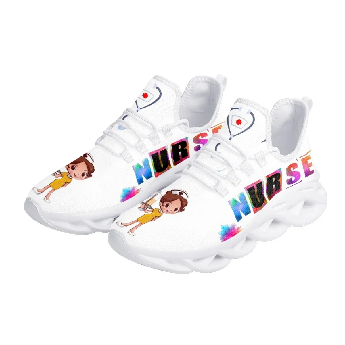 Women'S Fashion Running Shoes - Fashion Nursing Women Sneakers Breathable Mesh