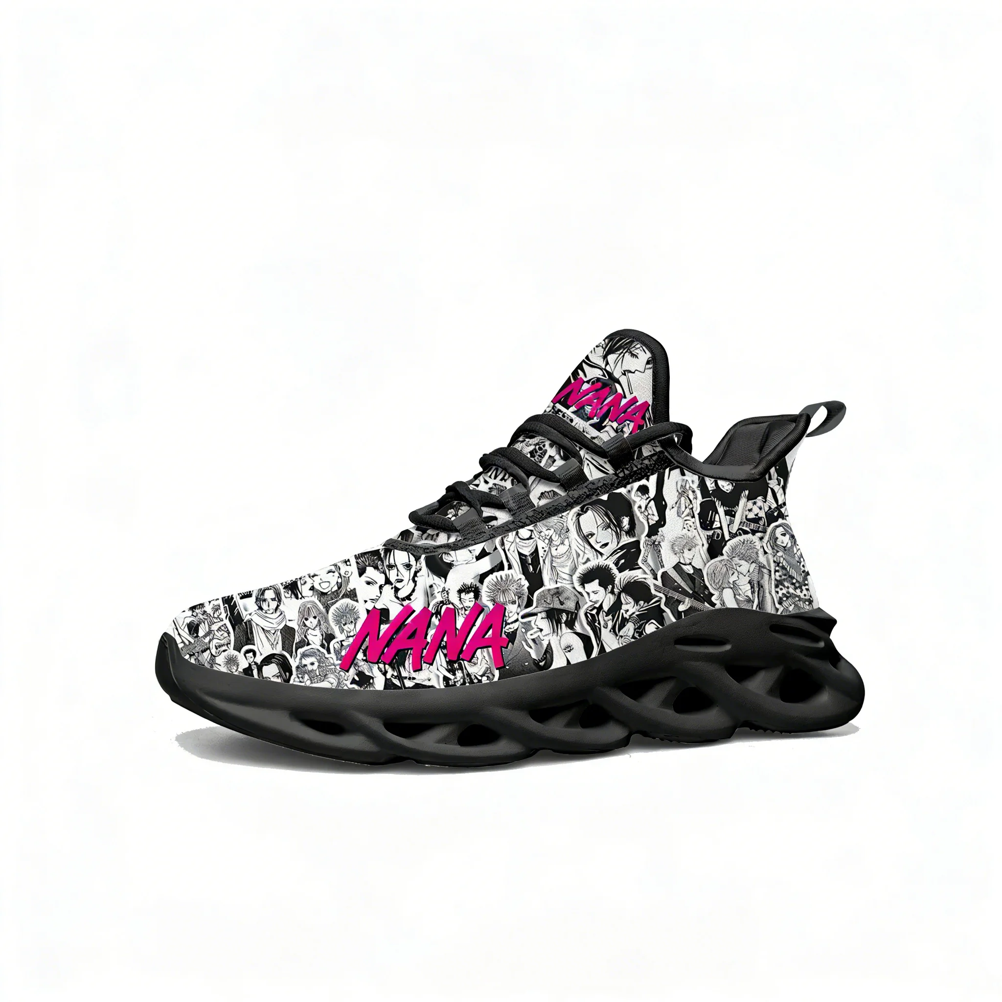 Women'S Fashion Running Shoes - NANA Lace Mesh Shoes Flat Sneaker