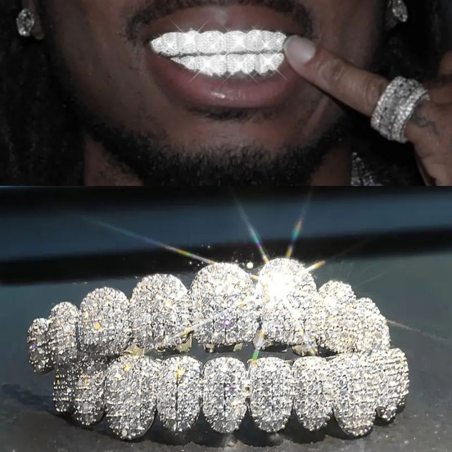 Women'S Fashion Visor - RACHELZ Hip Hop 10/10 Iced Out