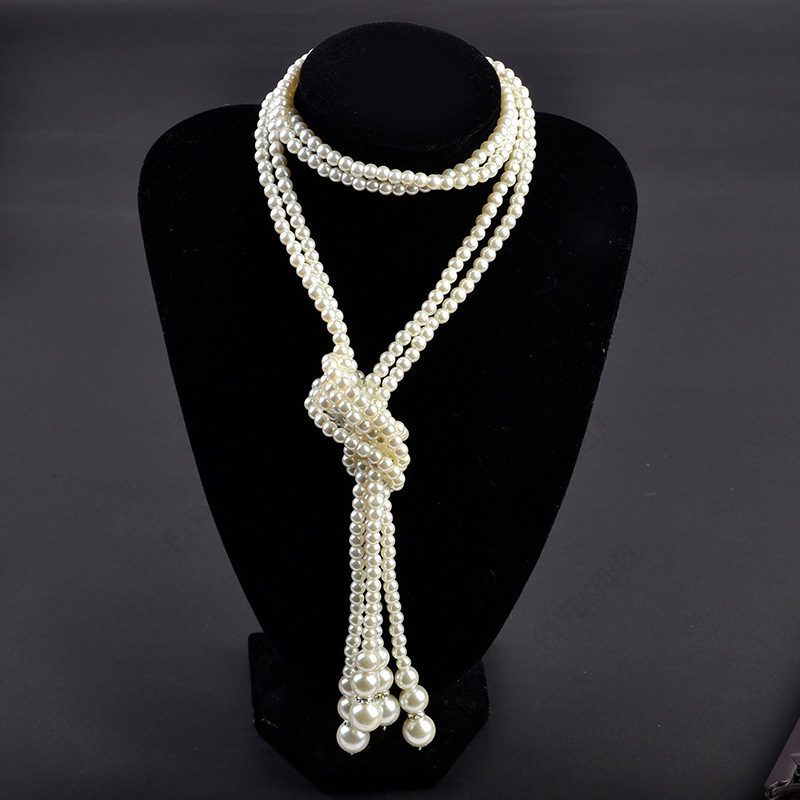 Women'S Fashion In The 1920S - 1920s Pearls Necklace Fashion Faux Pearls
