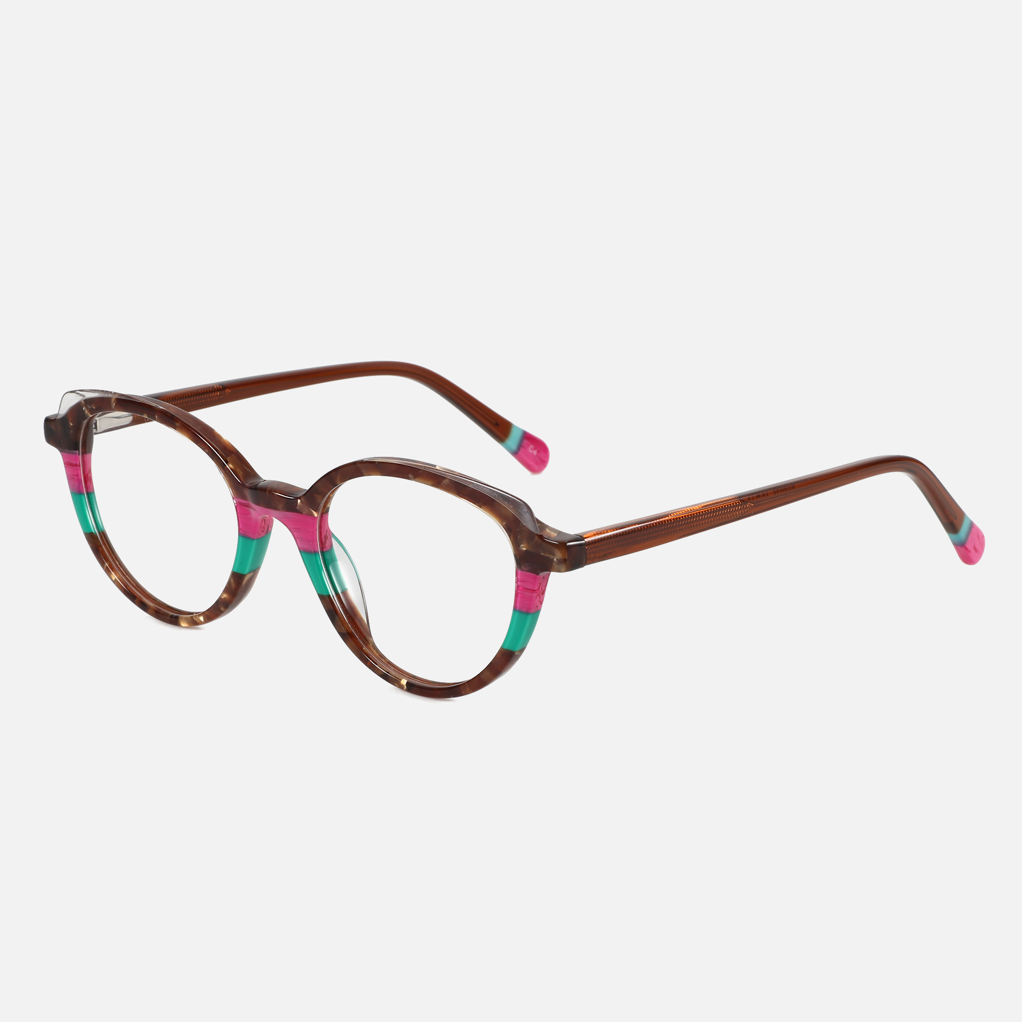 Women'S Fashion Glasses Non Prescription - ZENOTTIC Design Women Oval Acetate Optical