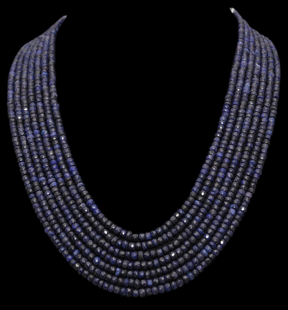 Women Fashion Jaipur - Gehna Jaipur 7 Layers African Sapphire