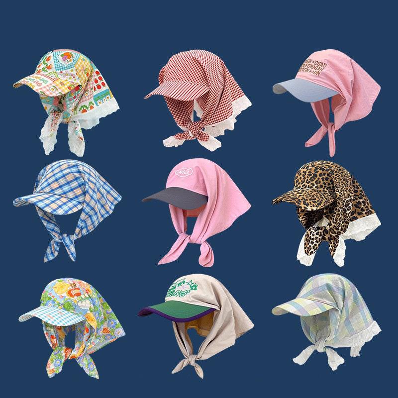 Women'S Fashion Visor - Womens Pastoral Triangular Cap Korean Strap