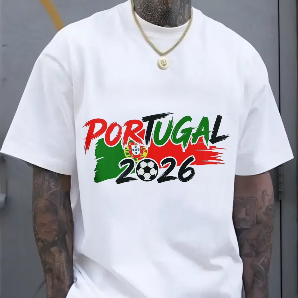 Women'S Fashion Portugal - Portugal 2026 Patriotic Soccer Fan T-Shirt