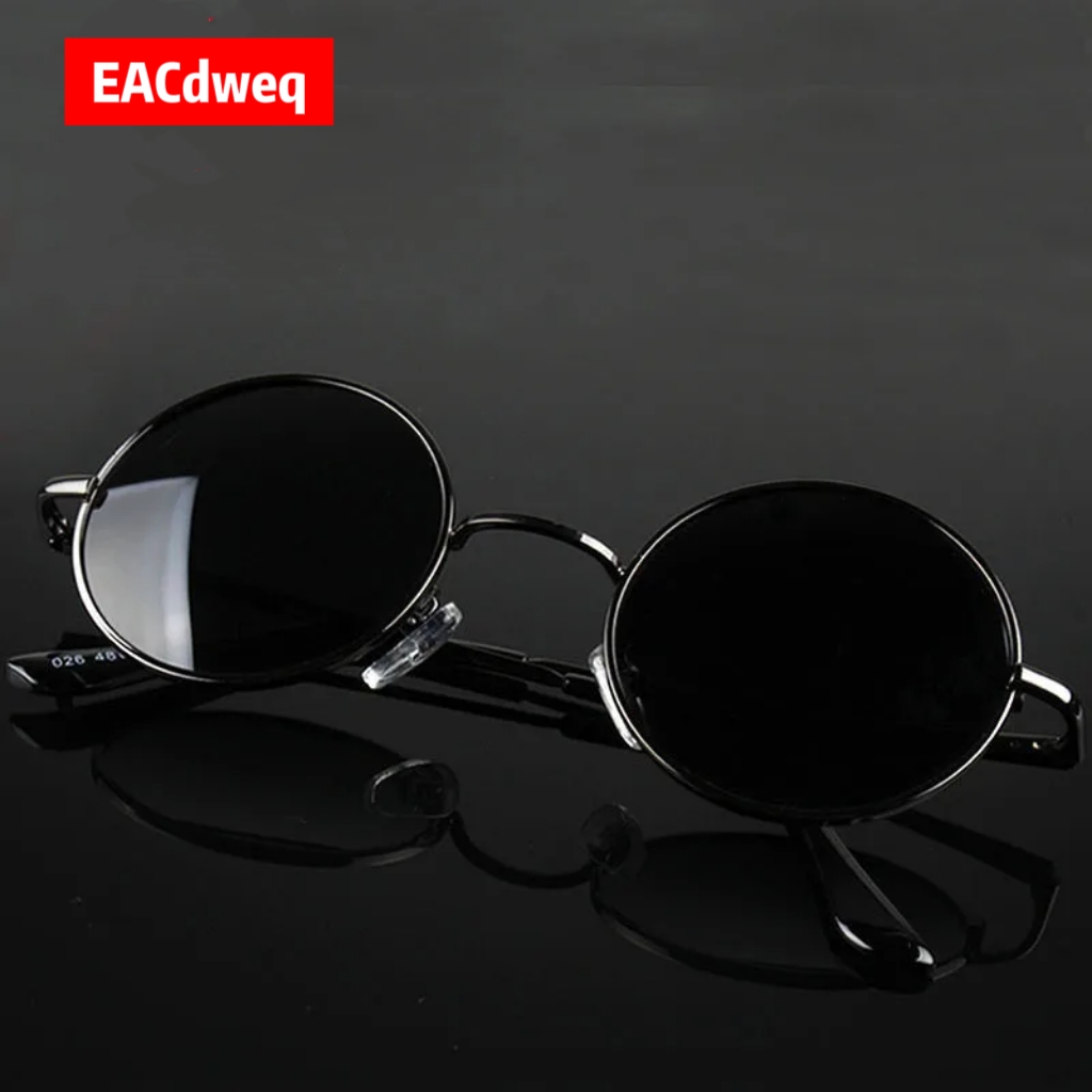 Women'S Fashion Eyeglasses - Retro Vintage Round Sunglasses Men Brand