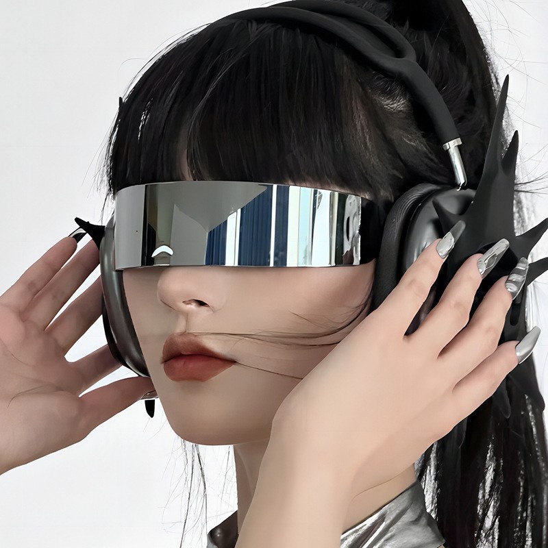 Y2K Futuristic Narrow Cyclops  - огляд і ціна Women'S Fashion Visor