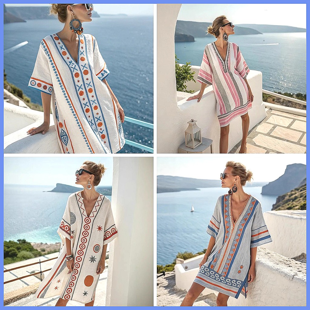 Women's 2025 Summer V-Neck Flo - огляд і ціна Floral Summer Dress
