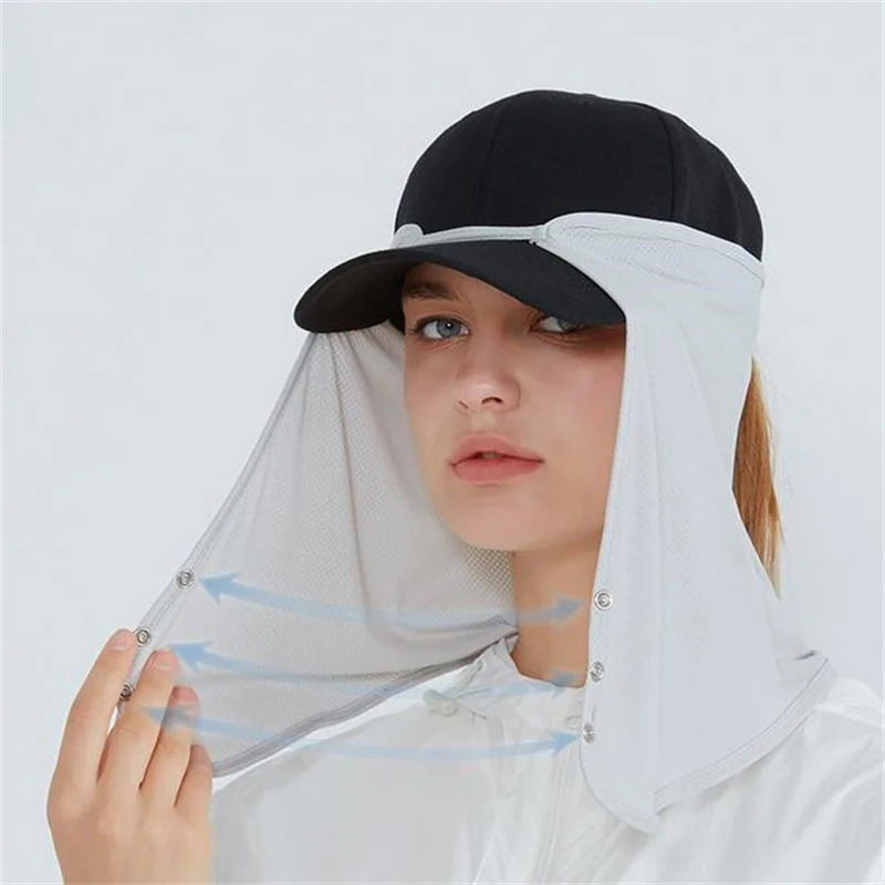 Quick Drying Fishing Cap Face  - огляд і ціна Women'S Fashion Visor