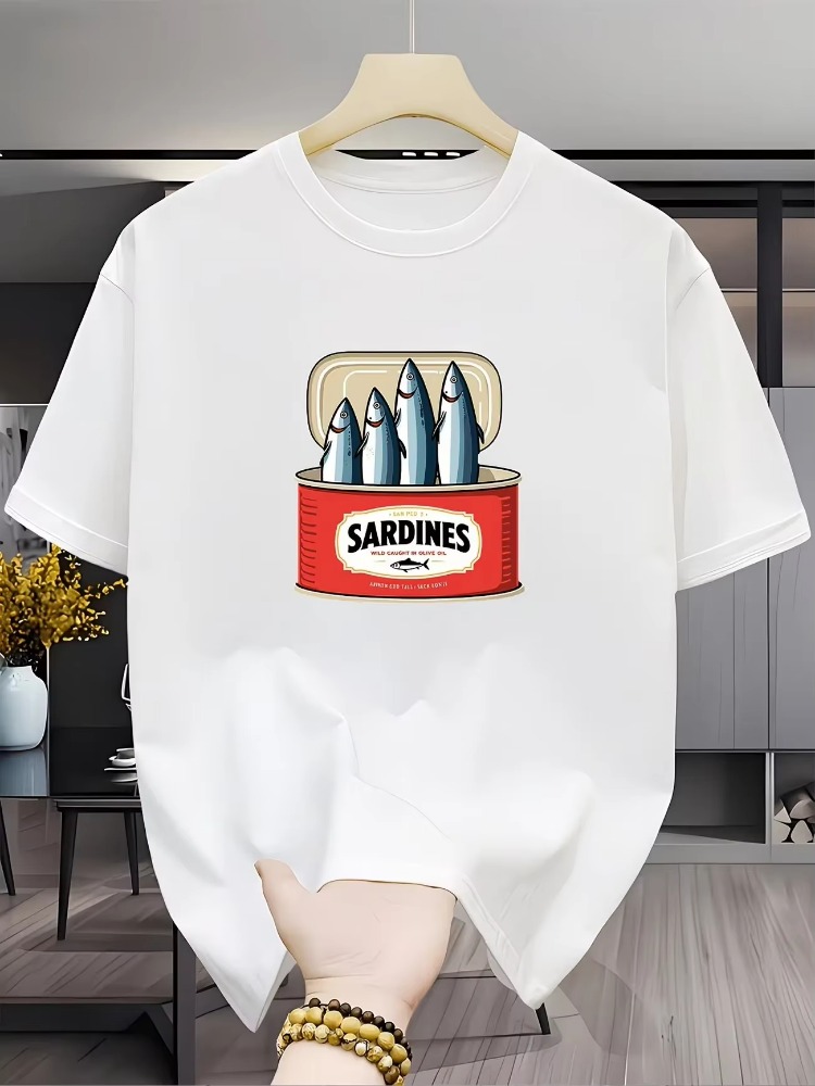 Sardines T Shirt Fish Graphic  - огляд і ціна Women'S Fashion Portugal