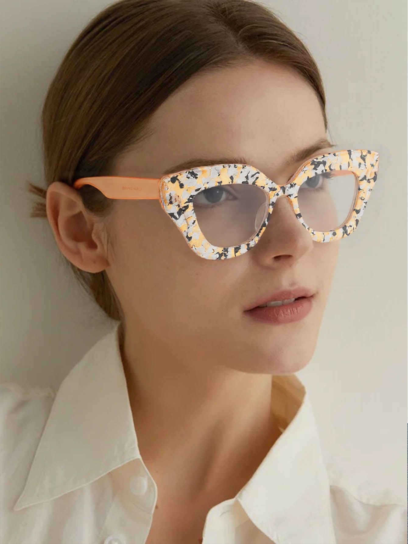 Large Frame Cat-Eye Floral Gla - огляд і ціна Women'S Fashion Glasses Non Prescription