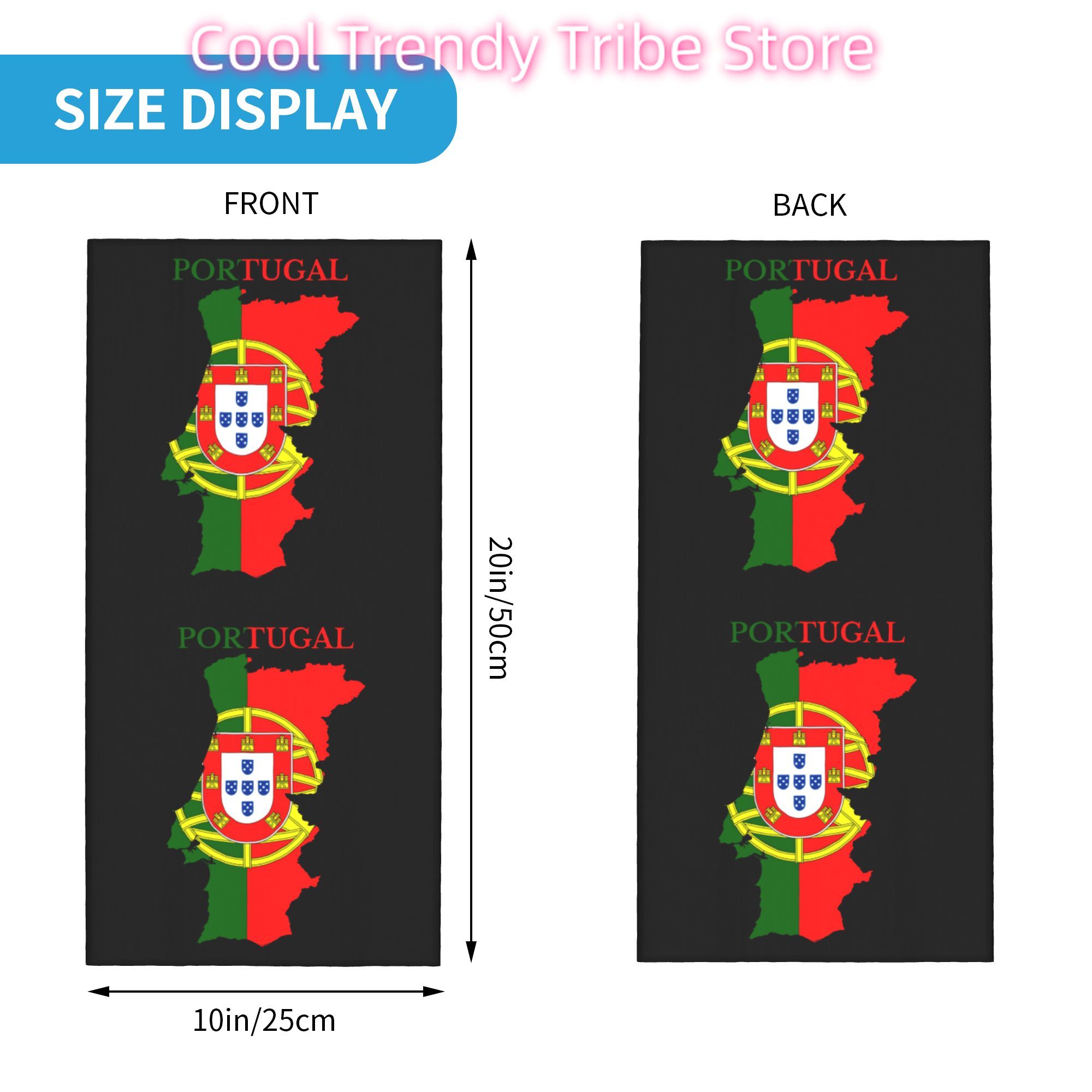 Custom Portugal Flag Map Banda - огляд і ціна Women'S Fashion Portugal