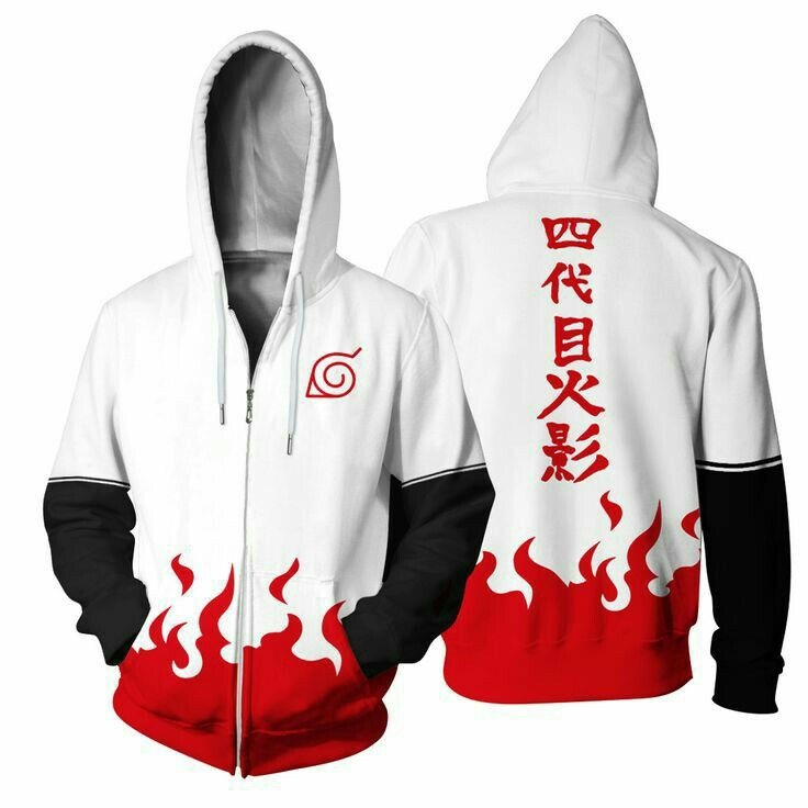 Naruto 4th Hokage Minato Anime - огляд і ціна Women'S Fashion Zip Hoodie