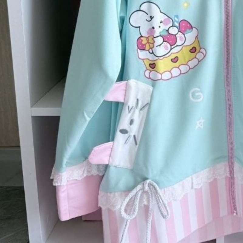 Japanese Kawaii Cute Cartoon P - огляд і ціна Women'S Fashion Zip Hoodie