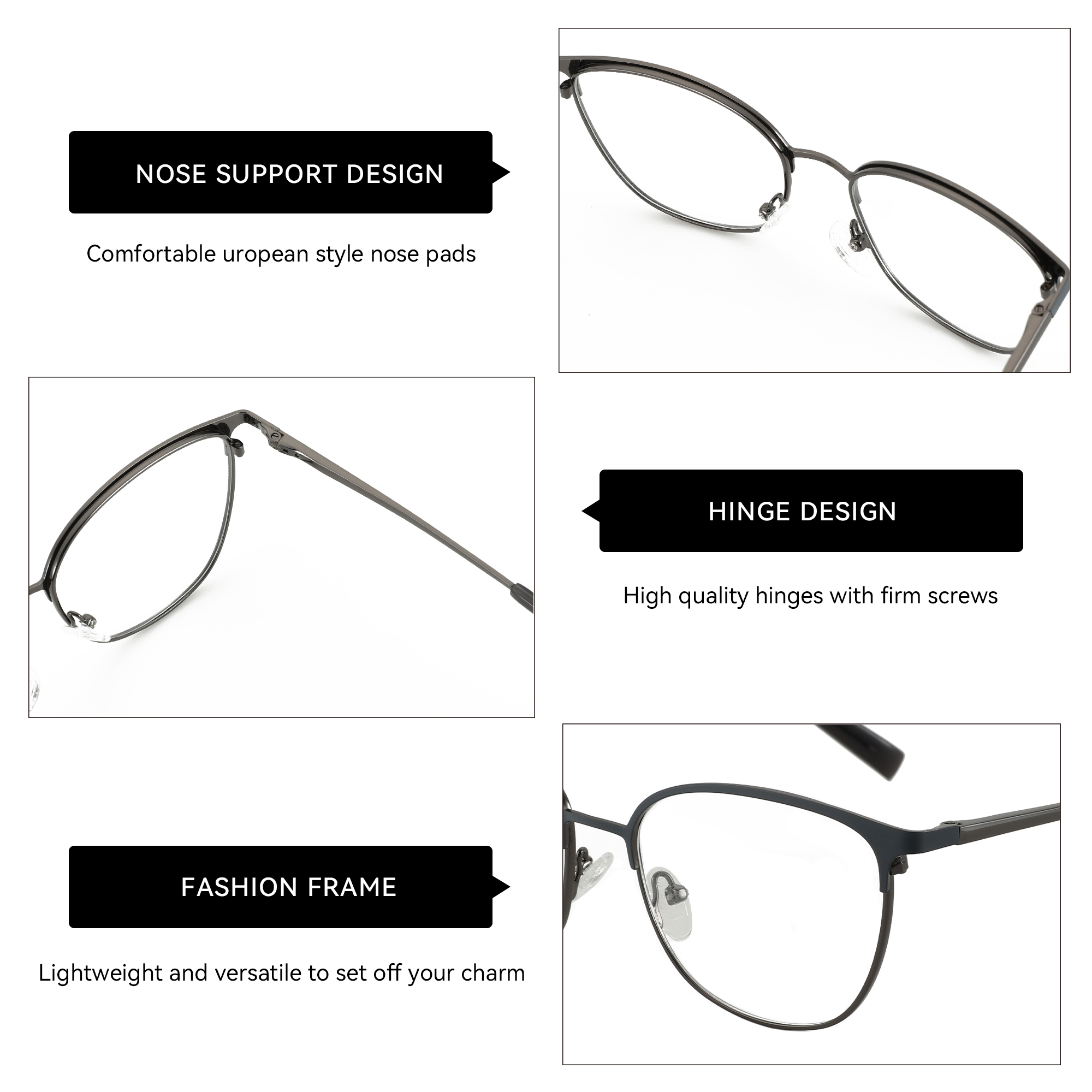 ZENOTTIC Fashion Square Optica - огляд і ціна Women'S Fashion Glasses Non Prescription
