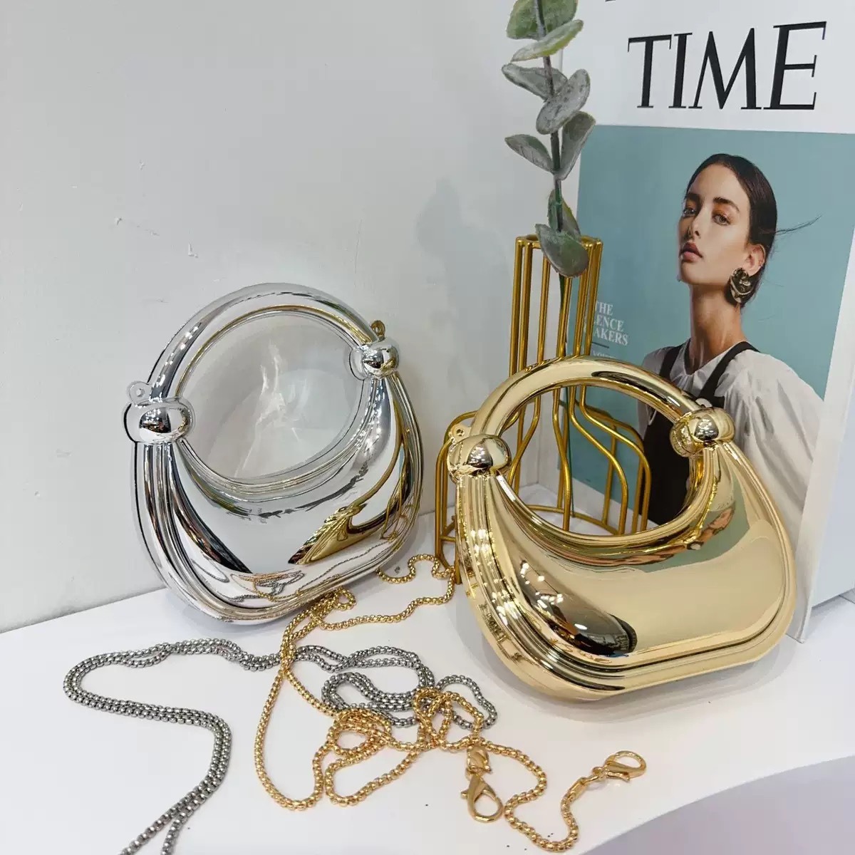 Mini Golden Evening Bag Purses - огляд і ціна Women Fashion Drawing