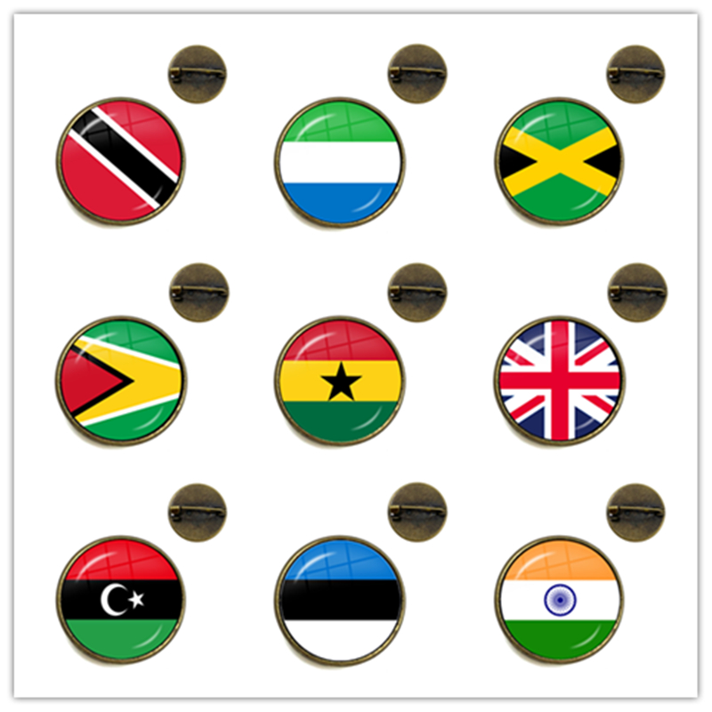 National Flag Brooches Trinida - огляд і ціна Women Fashion Uk