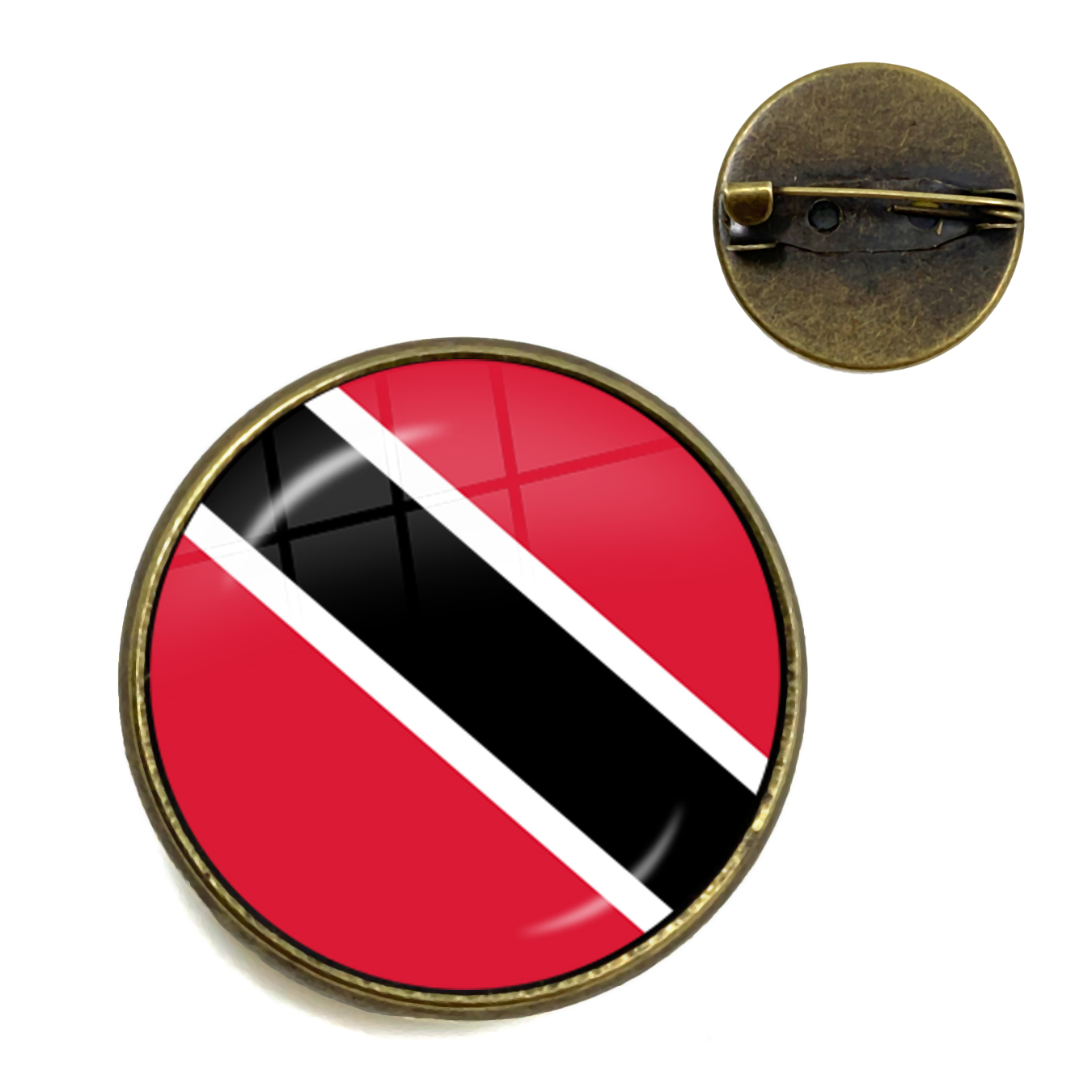 National Flag Brooches Trinida - огляд і ціна Women Fashion Uk