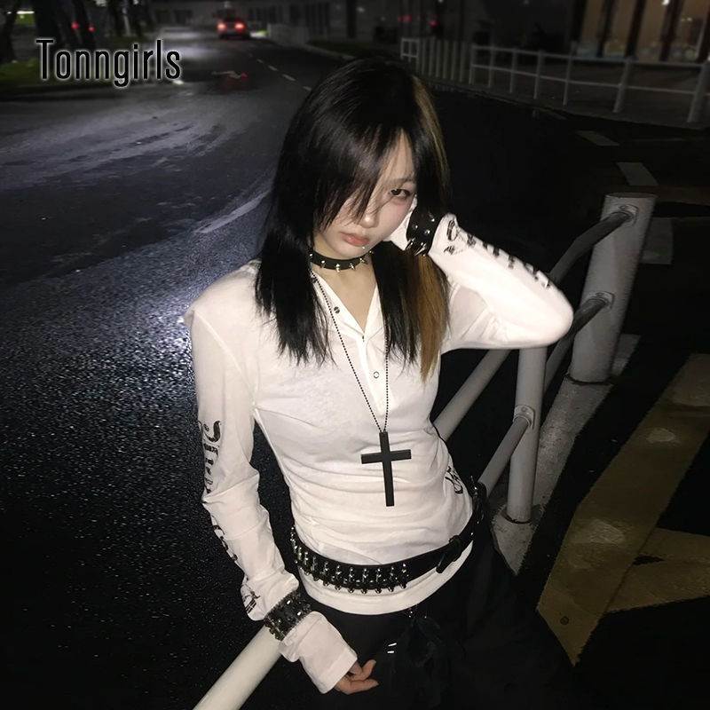 Tonngirls Y2k Vintage T Shirt  - огляд і ціна Women'S Fashion Zip Hoodie