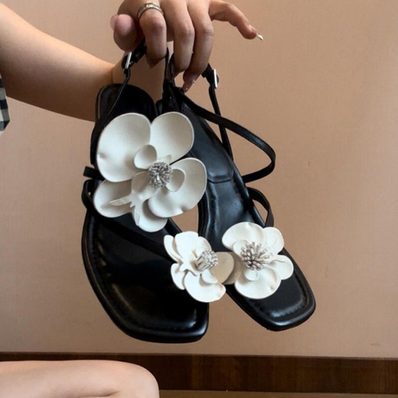 Wonen  Flower Clip Toe High Sa - огляд і ціна Floral Summer Dress