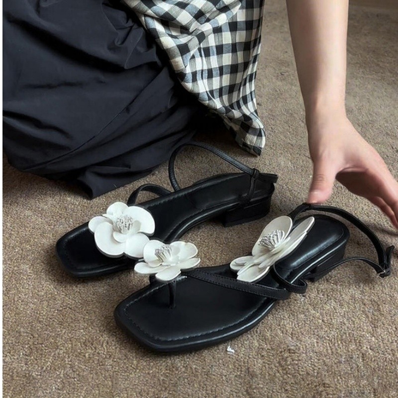 Wonen  Flower Clip Toe High Sa - огляд і ціна Floral Summer Dress