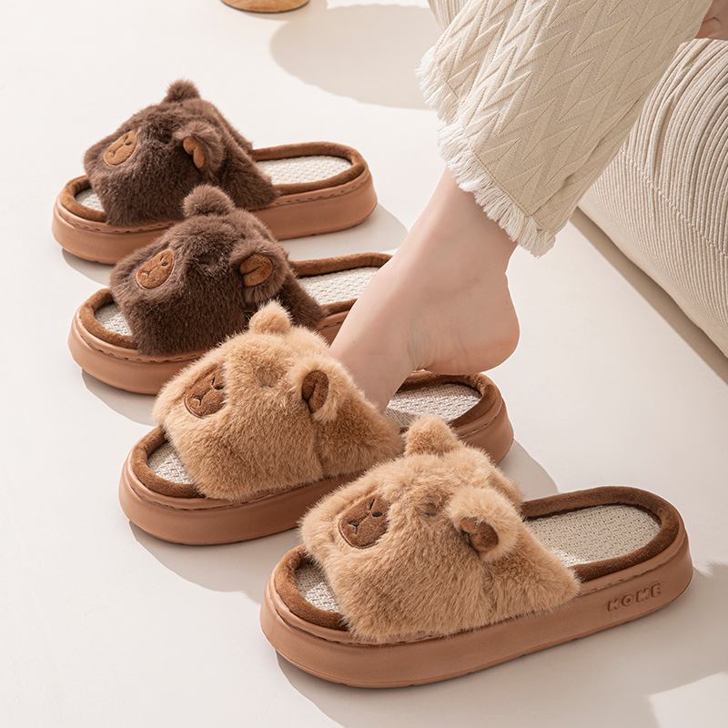 Hemp Cartoon Women's Slippers  - огляд і ціна Women Fashion Drawing