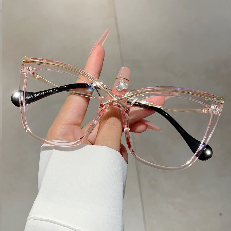 KAMMPT Oversized Cat Eye Eyegl - огляд і ціна Women'S Fashion Glasses Non Prescription