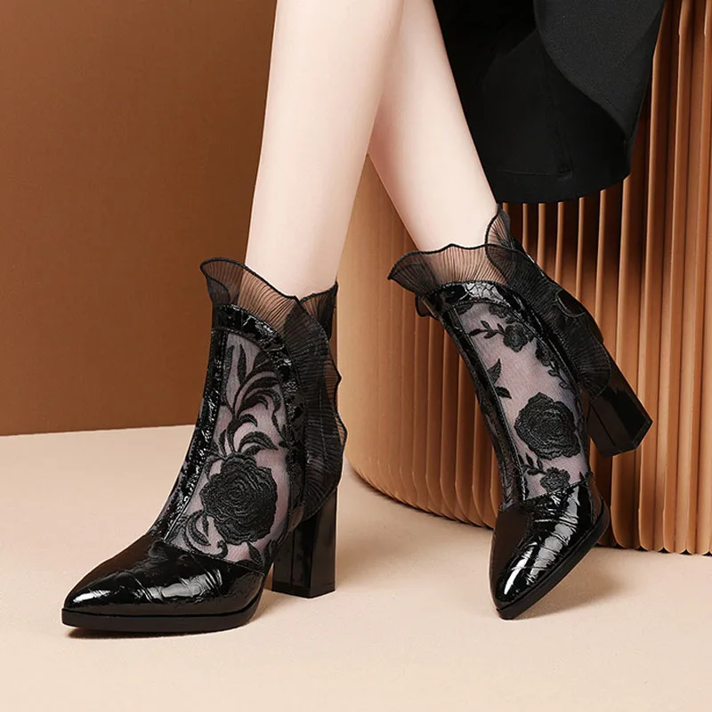 High Heels Women Sexy Embroide - огляд і ціна Floral Summer Dress