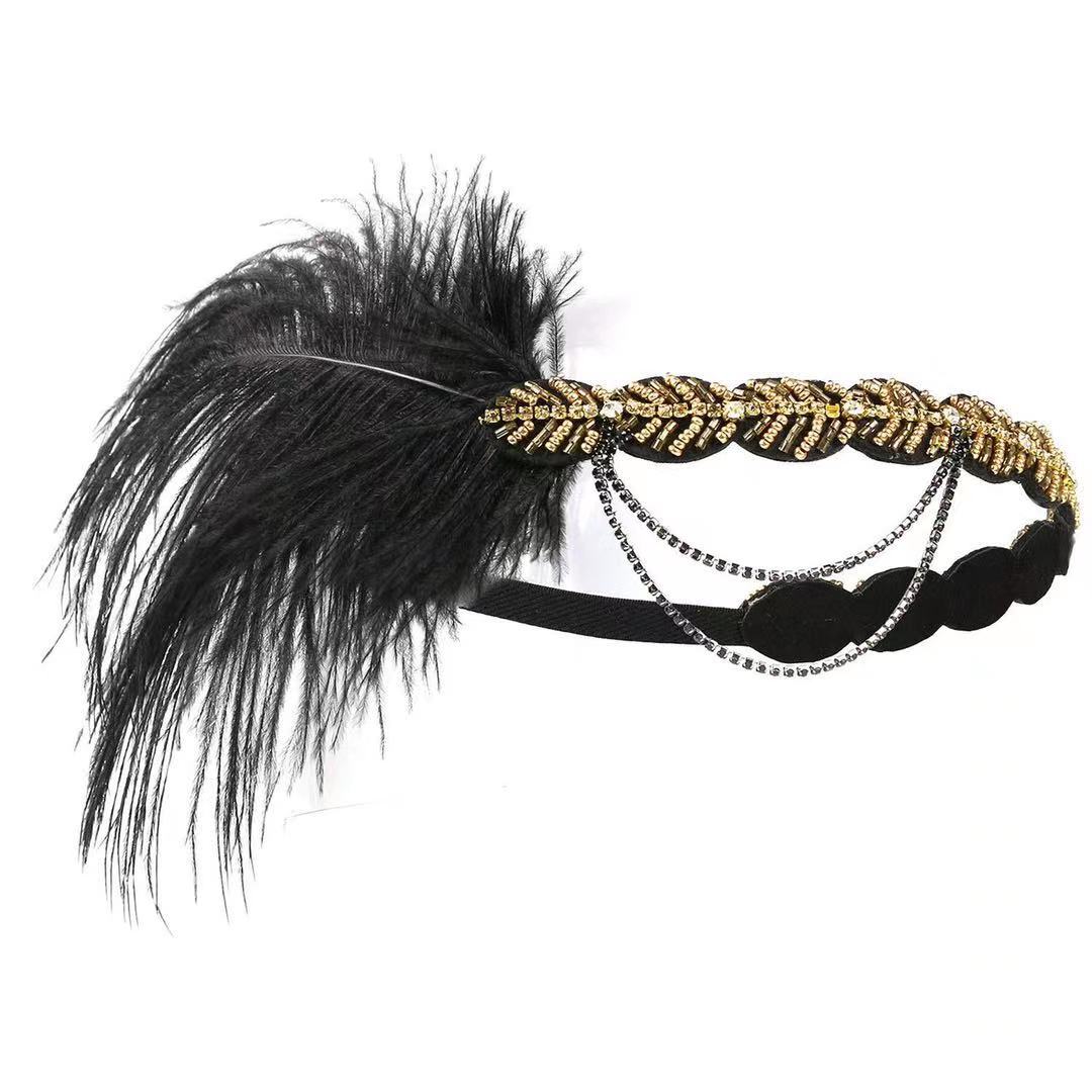 Peacock Feather Elastic Hair B - огляд і ціна Women'S Fashion In The 1920S