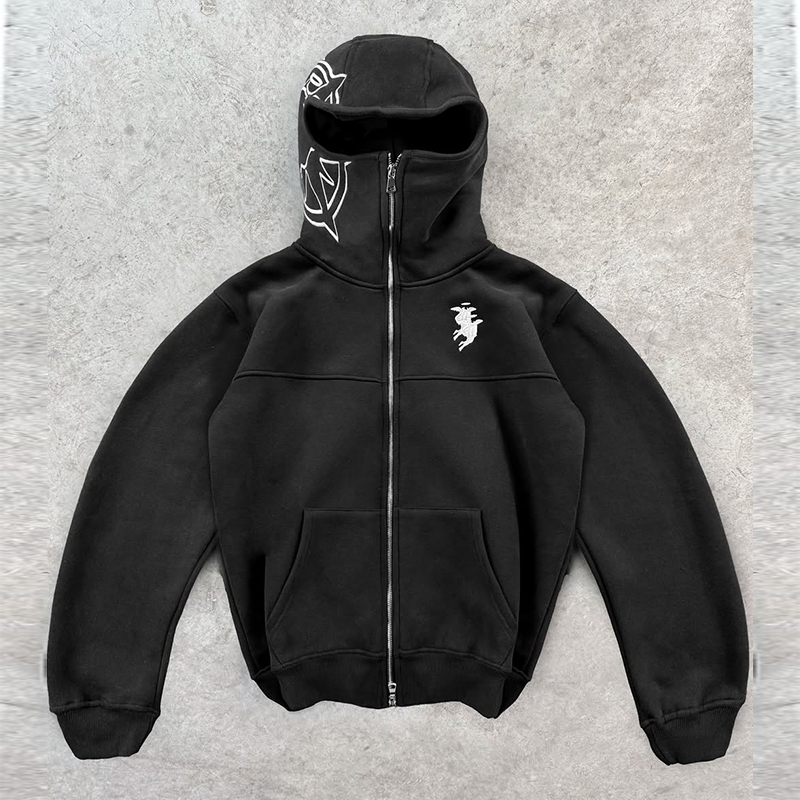 Embroidery Graphic Streetwear  - огляд і ціна Women'S Fashion Zip Hoodie