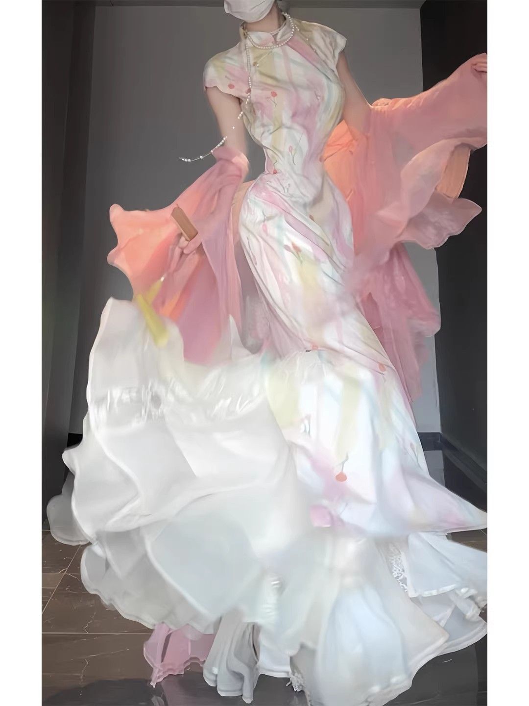 Chinese Style Modern Floral Im - огляд і ціна Floral Summer Dress
