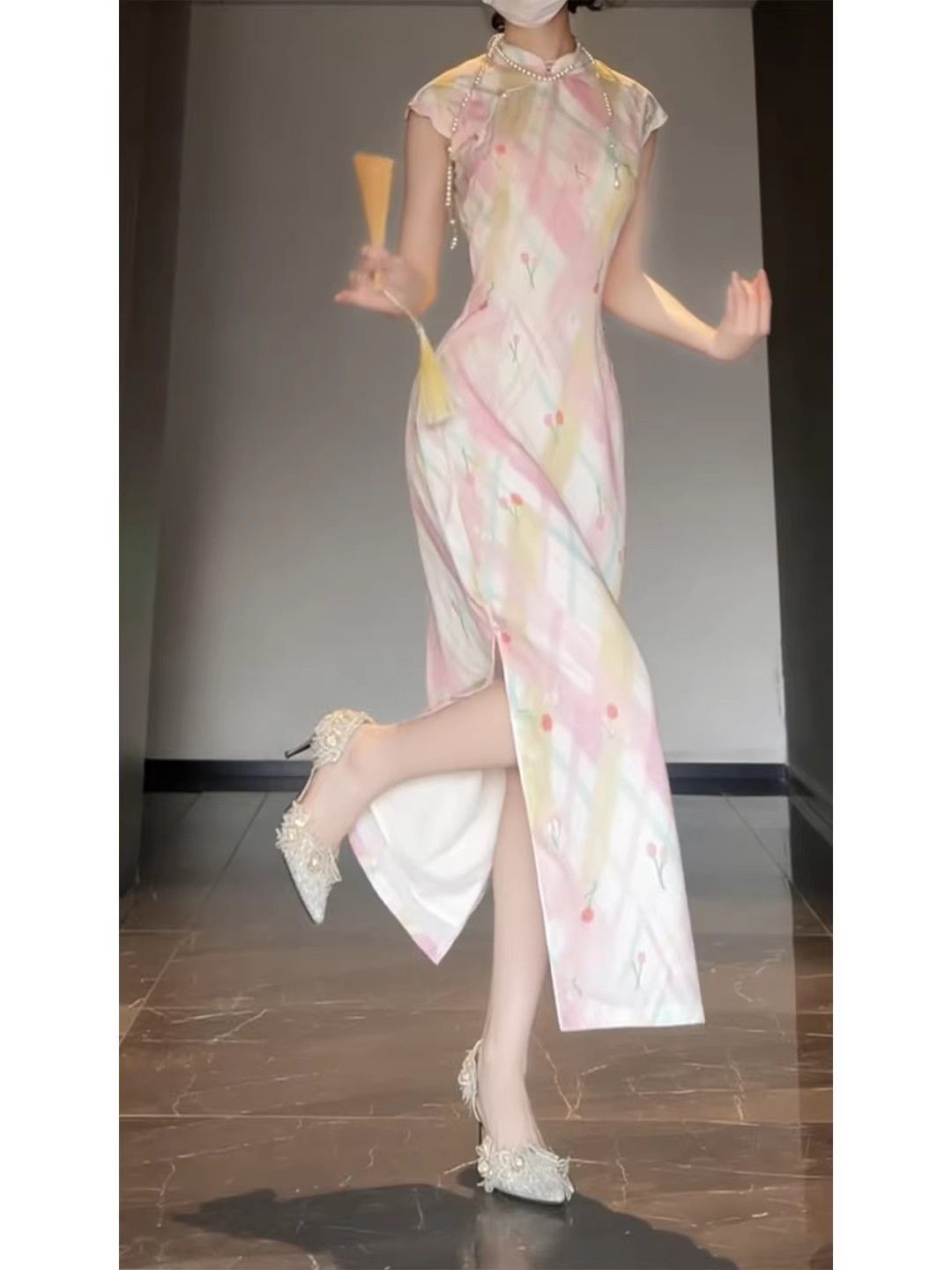 Chinese Style Modern Floral Im - огляд і ціна Floral Summer Dress