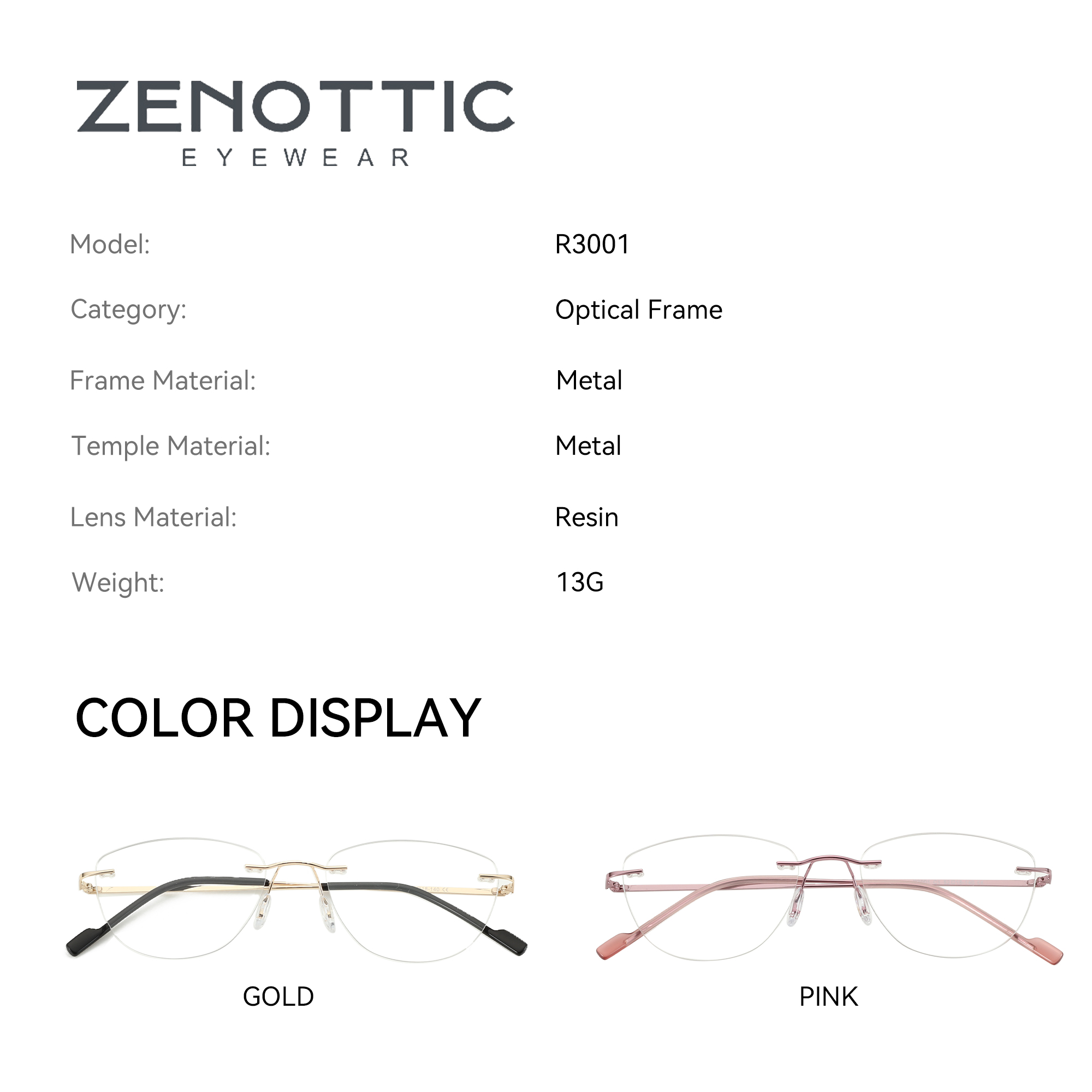ZENOTTIC Fashion Cat Eye Rimle - огляд і ціна Women'S Fashion Glasses Non Prescription