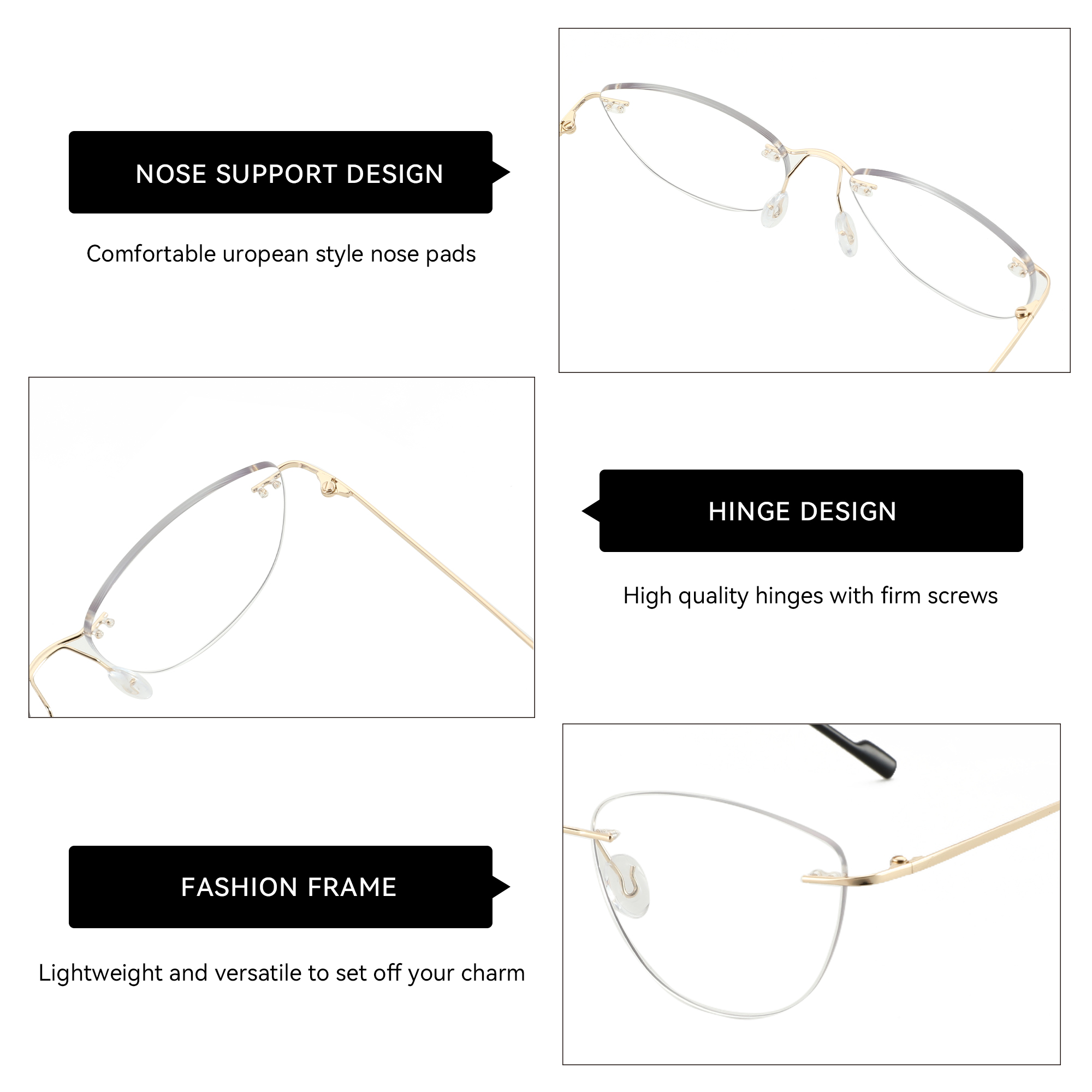 ZENOTTIC Fashion Cat Eye Rimle - огляд і ціна Women'S Fashion Glasses Non Prescription