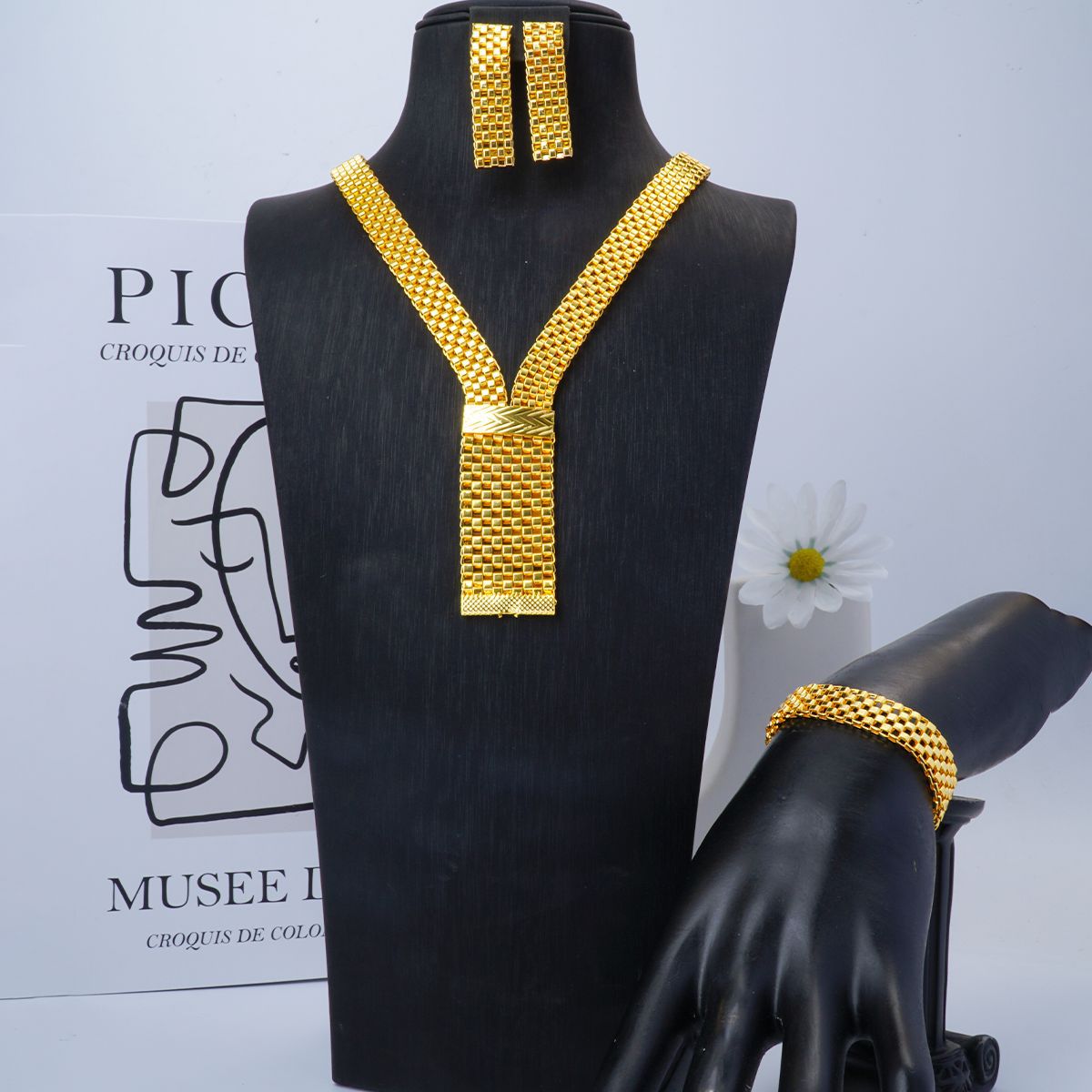 New UK 24K Gold Plated Necklac - огляд і ціна Women Fashion Uk