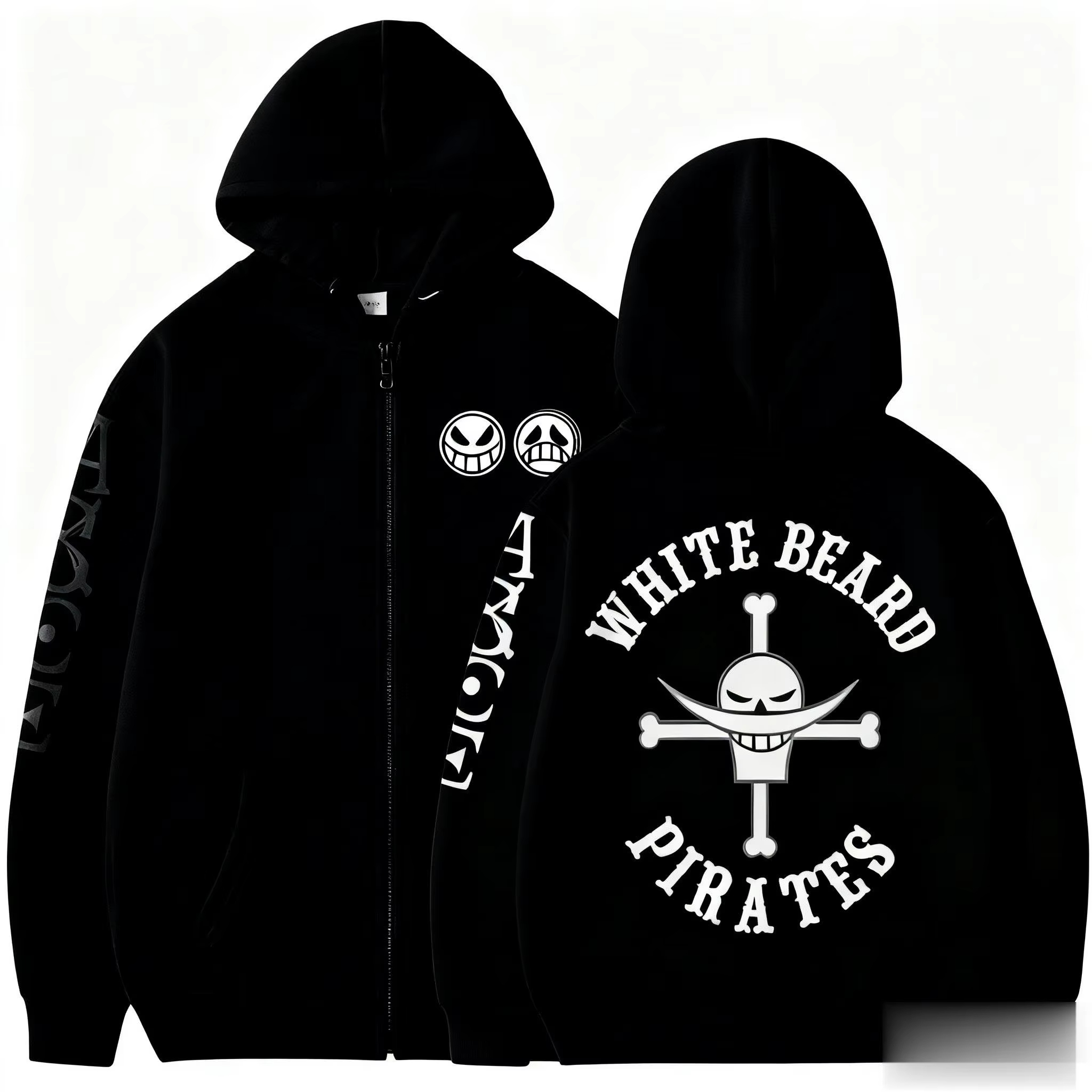 Unisex One Piece Skull Graphic - огляд і ціна Women'S Fashion Zip Hoodie